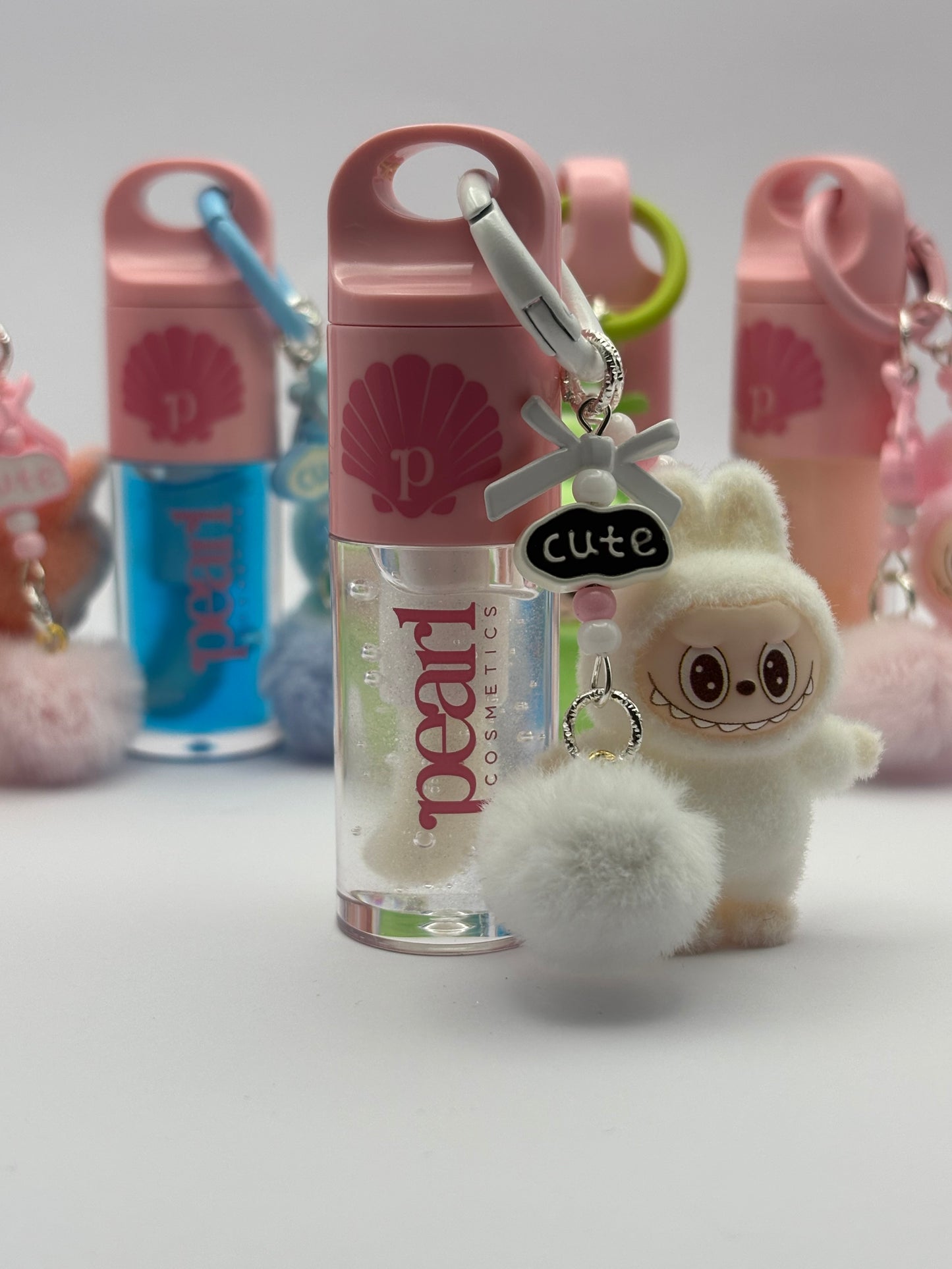 Labubu Mystery Lip Gloss Keychain