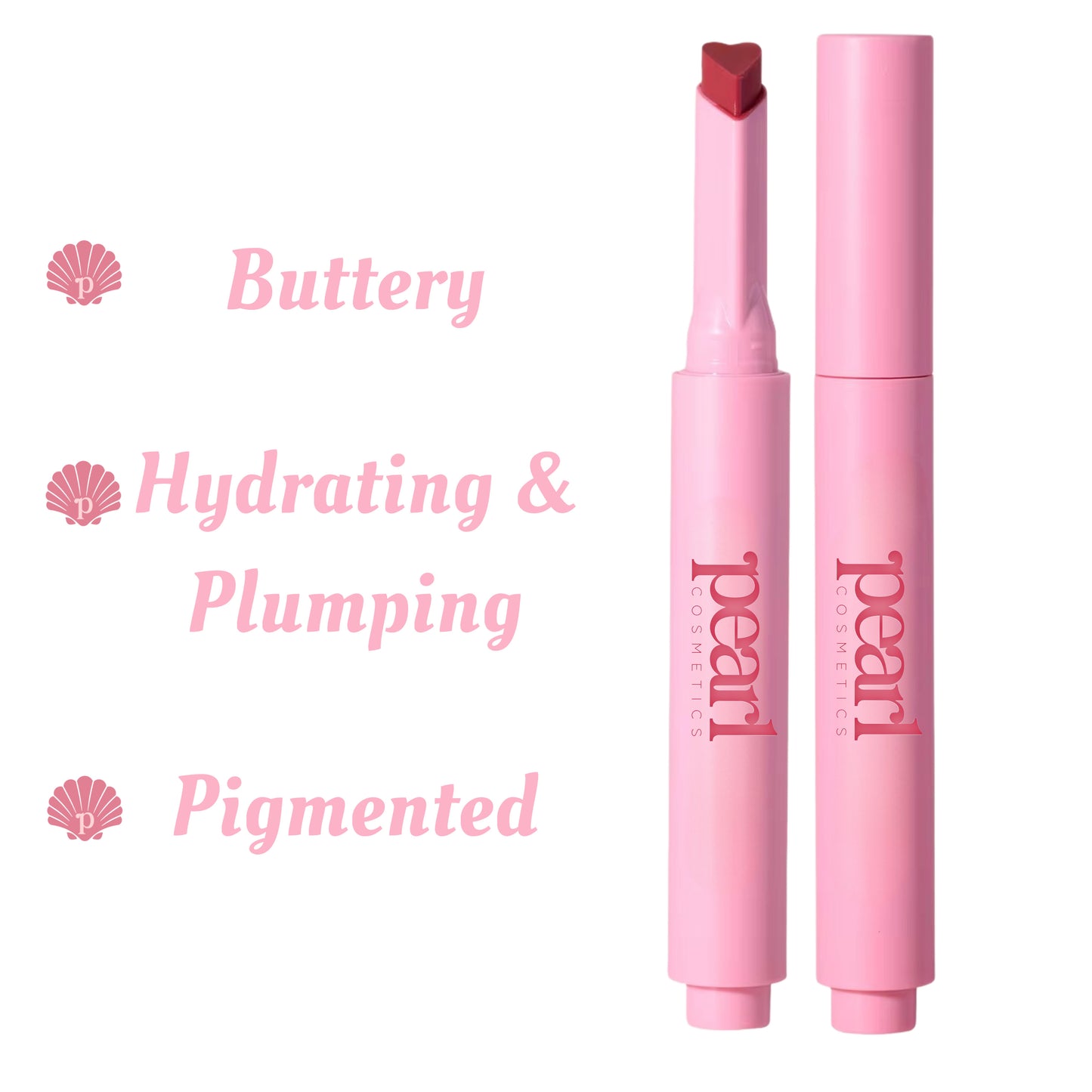 Tinted Heart Butter Lip Balms